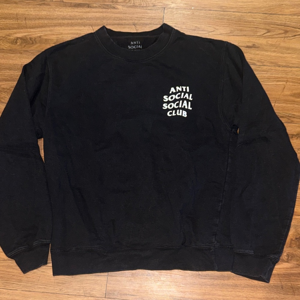 Anti Social Social Club Black Crewneck Sweater